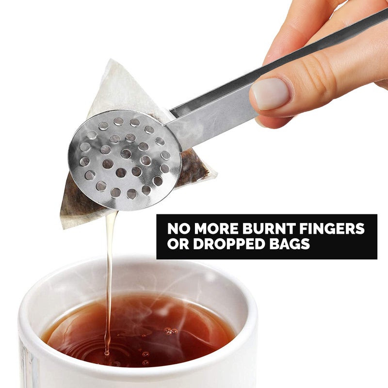 Orblue Stainless Steel Tea-long-handled-strainers 1-Pack - Image 2